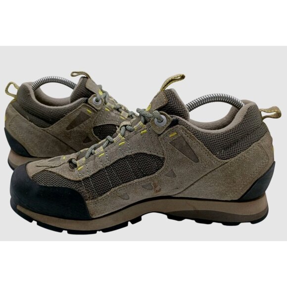 Vintage‎ SALOMON Womens Tan Suede Hiking Contragrip Shoes Sz 10 Med Y2K Sneakers - Picture 9 of 9